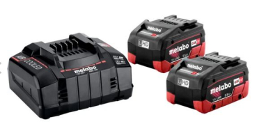 Metabo | Akku-Basic-Set 2x LiHD 5.5 Ah, 1x ASC 145